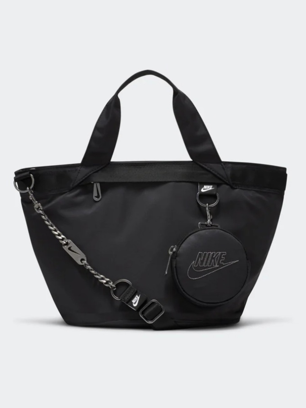 Nike Futura Luxe Tote Bag in Black with Detachable Pouch